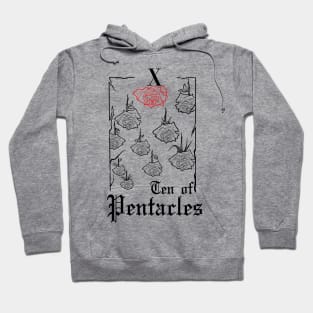 Ten of Pentacles Tarot (w) Hoodie